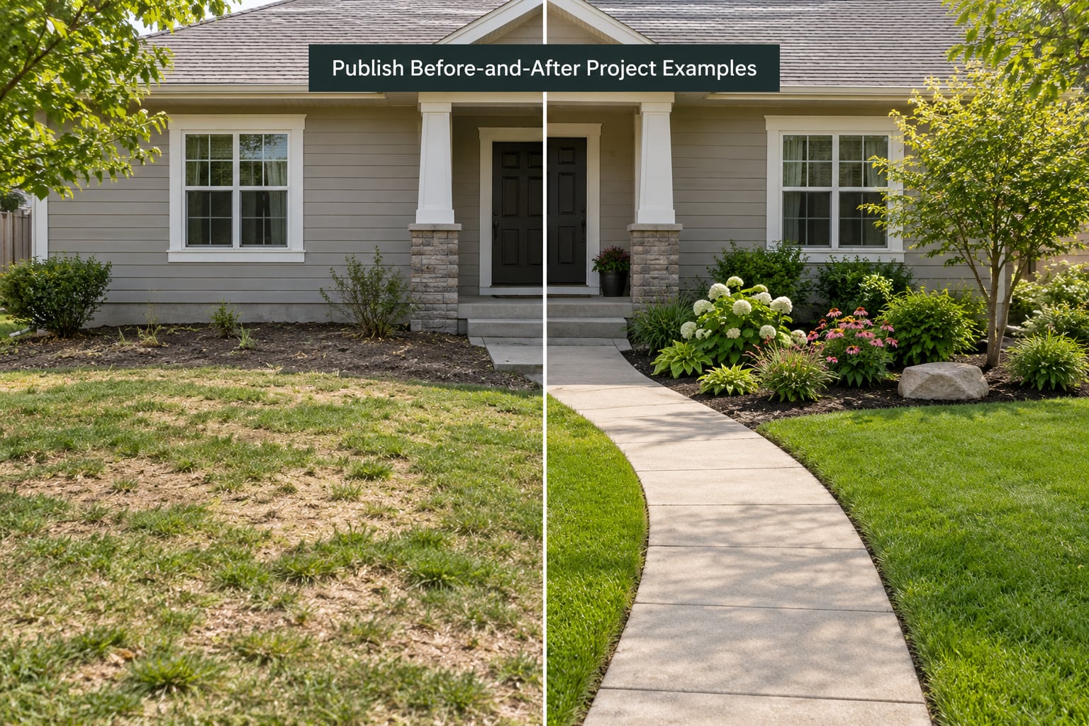 Publish Before-and-After Project Examples
