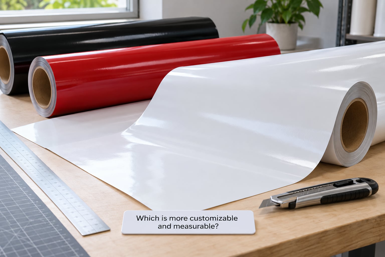 Which is more customizable and measurable?
