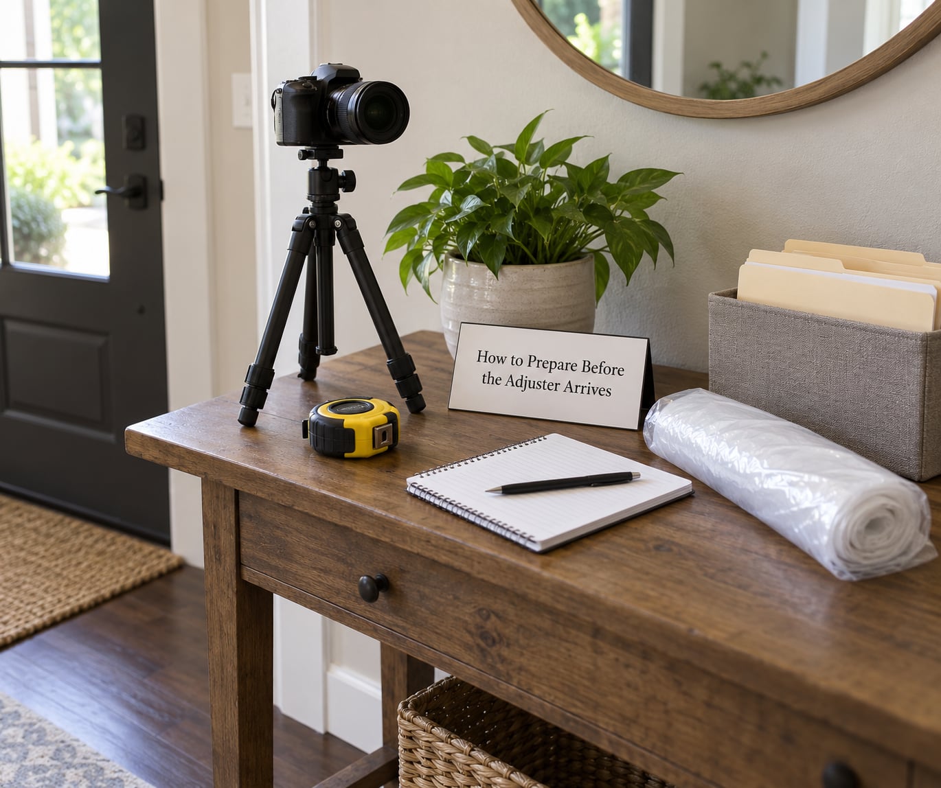 How to Prepare Before the Adjuster Arrives