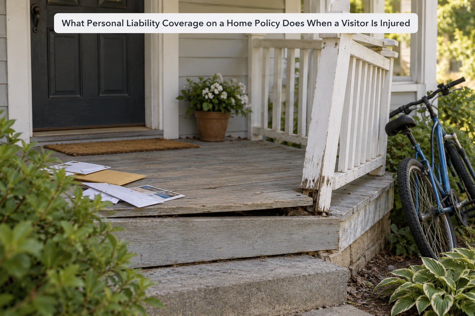 What Personal Liability Coverage on a Home Policy Does When a Visitor Is Injured