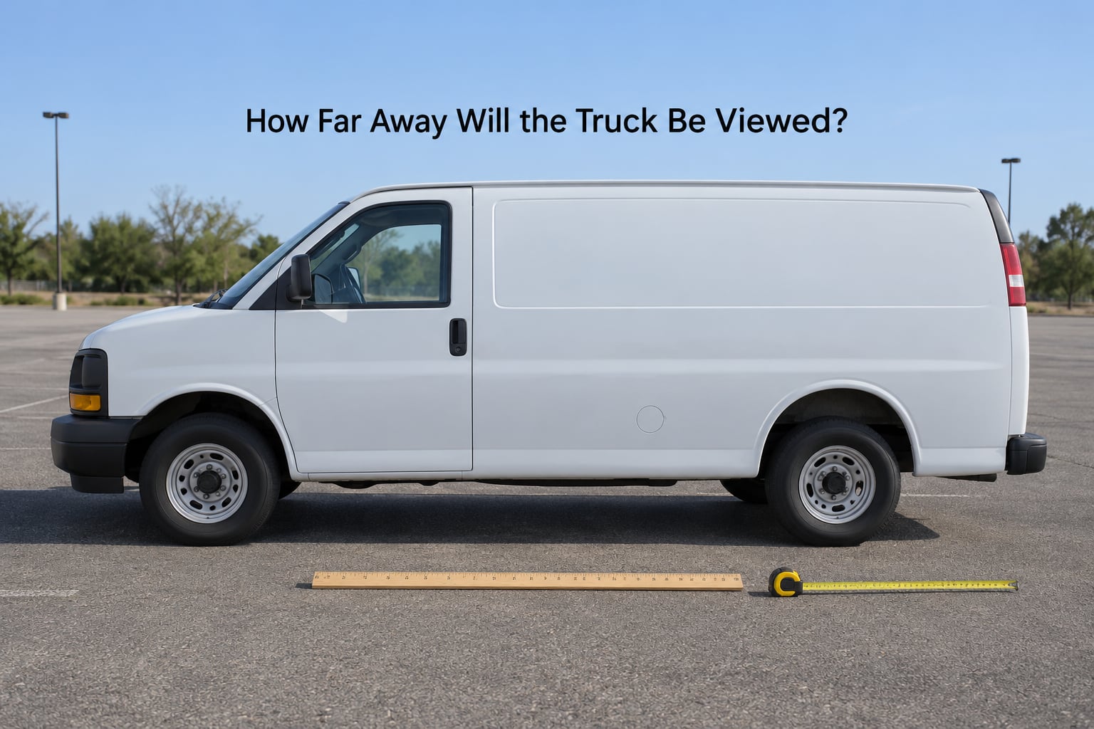 How Far Away Will the Truck Be Viewed?
