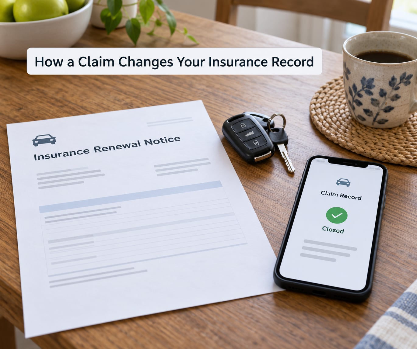 How a Claim Changes Your Insurance Record