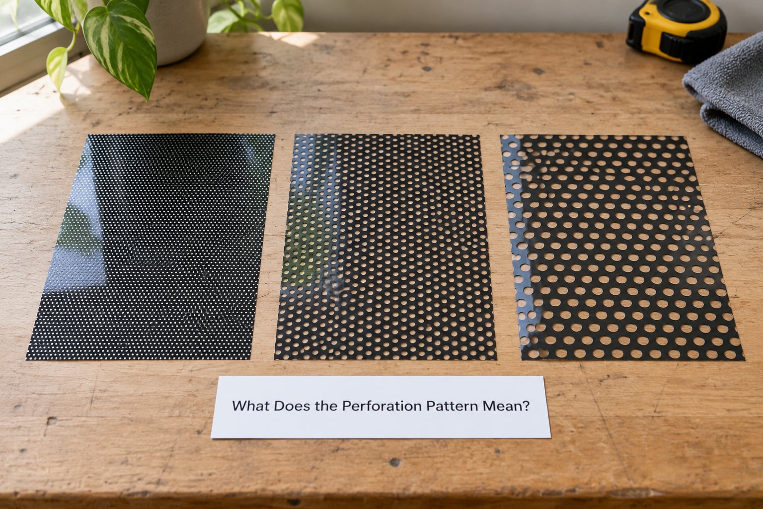 What Does the Perforation Pattern Mean?